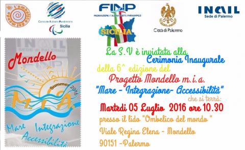 Inaugurazione progetto Mondello Mia